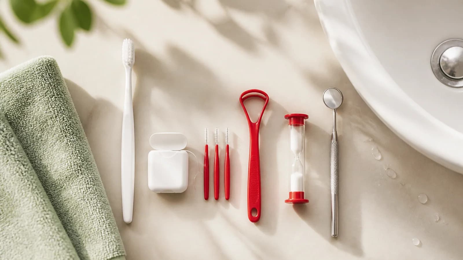 Familia mostrando cepillos para una correcta higiene dental