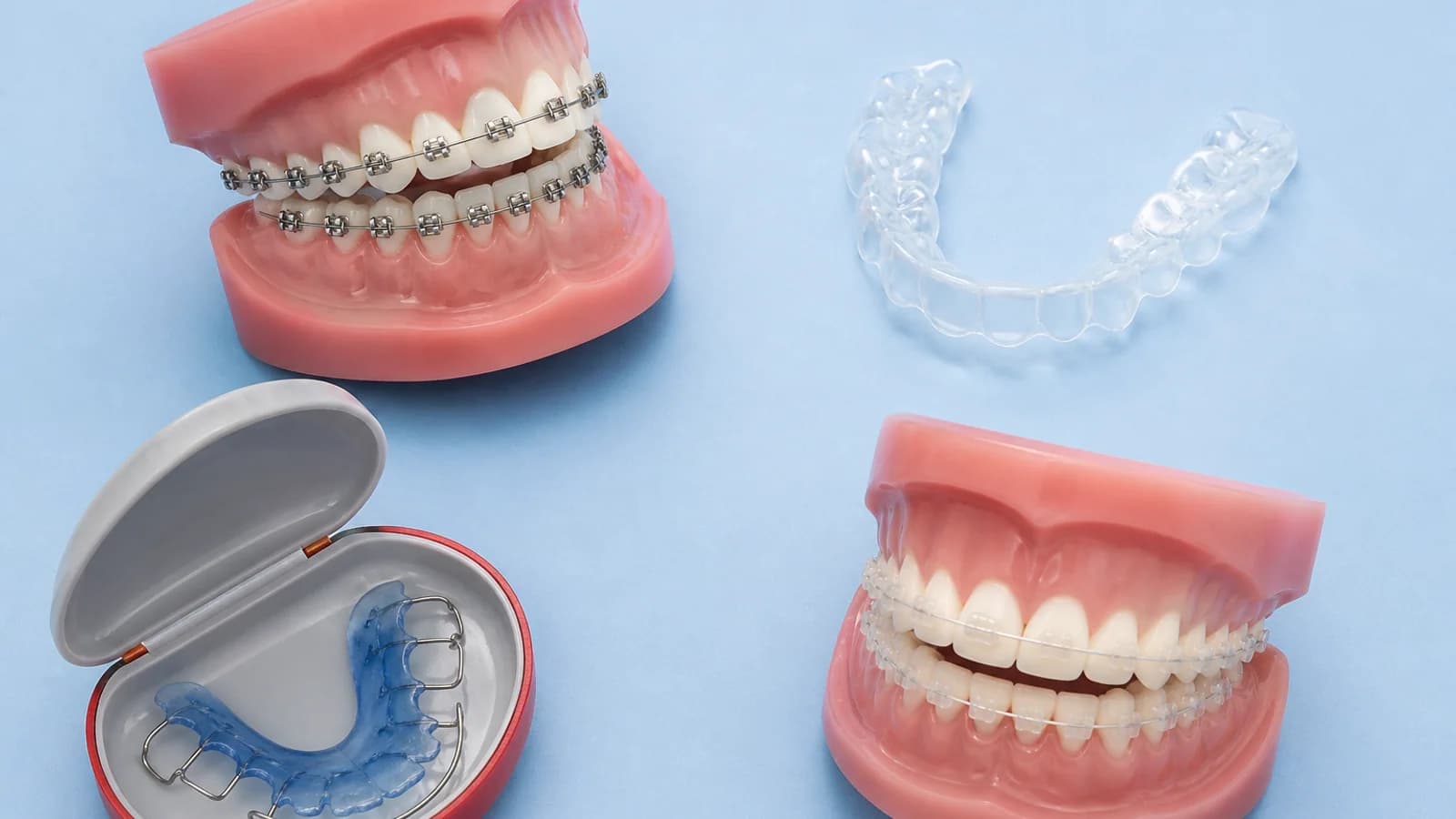 Patient undergoing orthodontic treatment